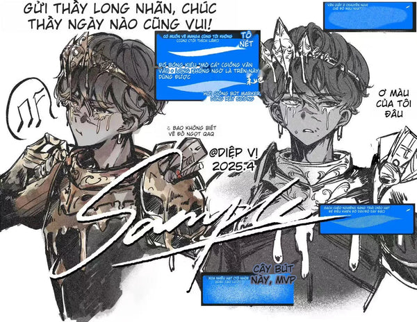 Khinh Nghiên Black & White Brush Collection 轻砚 - Complete Procreate Comic & Manga Production Set