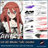 104 Master Chuishi Brush Collection - Comprehensive Professional Procreate Brush Set