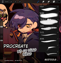 Talise Professional Lineart Brush Set - 12 Battle-Tested Procreate Brushes