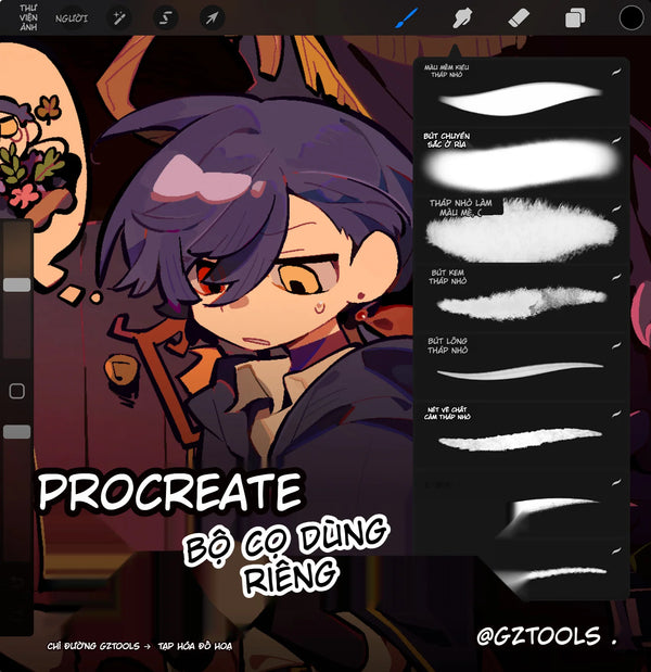 Talise Professional Lineart Brush Set - 12 Battle-Tested Procreate Brushes