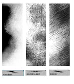 Sketch, Lineart & Hatching Manga Brush Set for CSP & Photoshop (Set 3) - 28 Professional Brushes