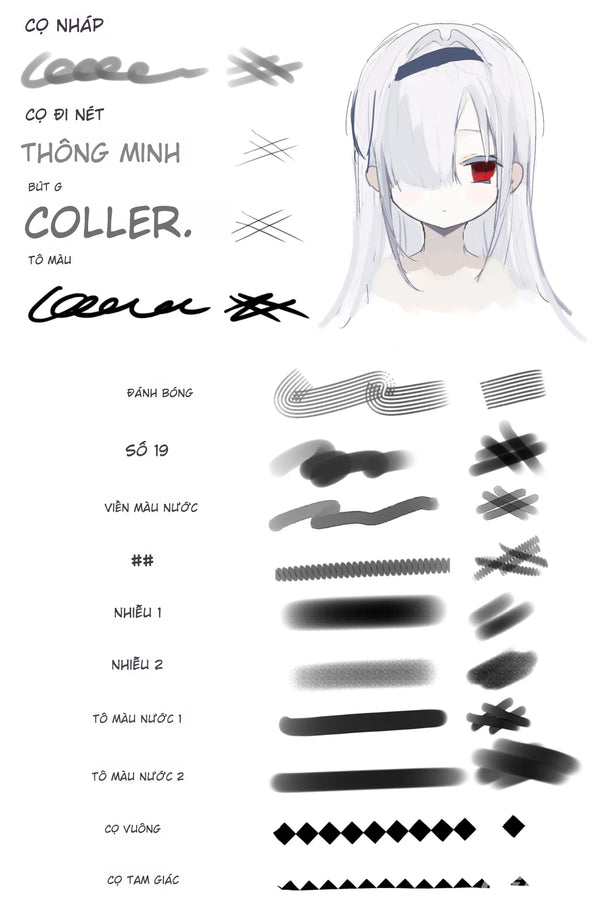 CSP Flat & Thick Paint - 14 SUT Brush Collection for Clip Studio Paint