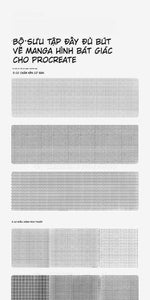 Comic Art Procreate Brush Set - Halftone Dots, Borders, Light Splash & Texture Effects