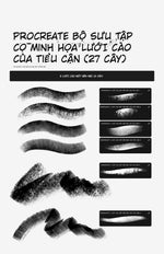 27 Crosshatch & Screen Tone Procreate Brush Collection for Comic Art