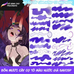 40 Classic Watercolor Procreate Brushes – SAI/CSP Feel, Fast Painting, Premium Texture