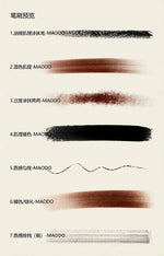 BC002 | 26 Procreate Brushes Set: Linework • Color Fill • Blending • Texture