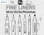 65 Concept Art Brushes - Pencil, Ink Wash, Sketch for Photoshop