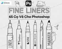 65 Concept Art Brushes - Pencil, Ink Wash, Sketch for Photoshop
